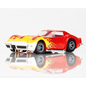 AFX HO Corvette 1970 Wild Fire Red/Yellow slot car