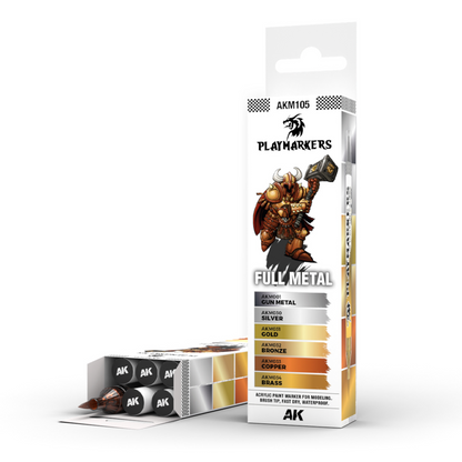 AK INTER ACTIVE PLAYMAKER METALLIC MARKER SET