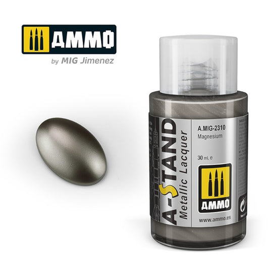 A-STAND Metallic Lacquer Magnesium  30 mL jar