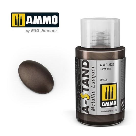 A-STAND Metallic Lacquer Burnt Iron  30 mL jar