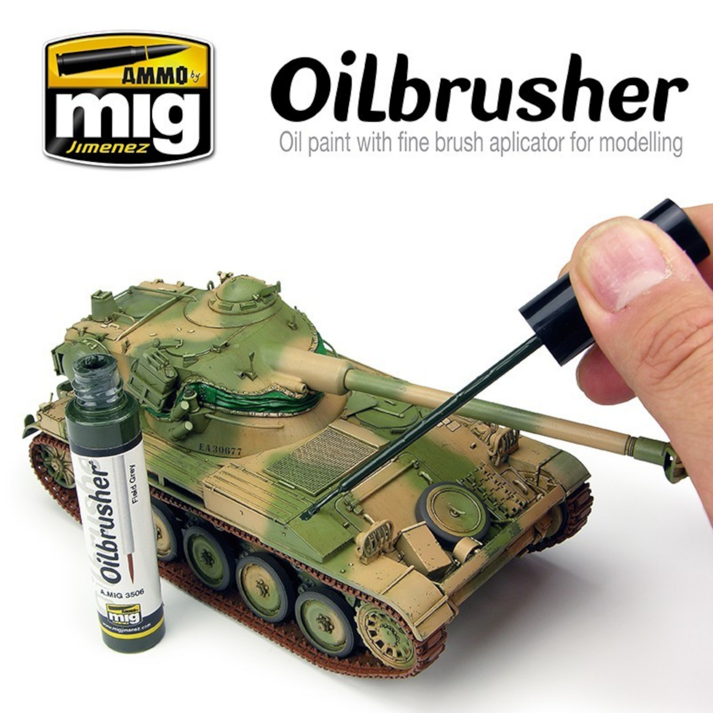 AMMO BY MIG OLIVE DRAB OILBRUSHER