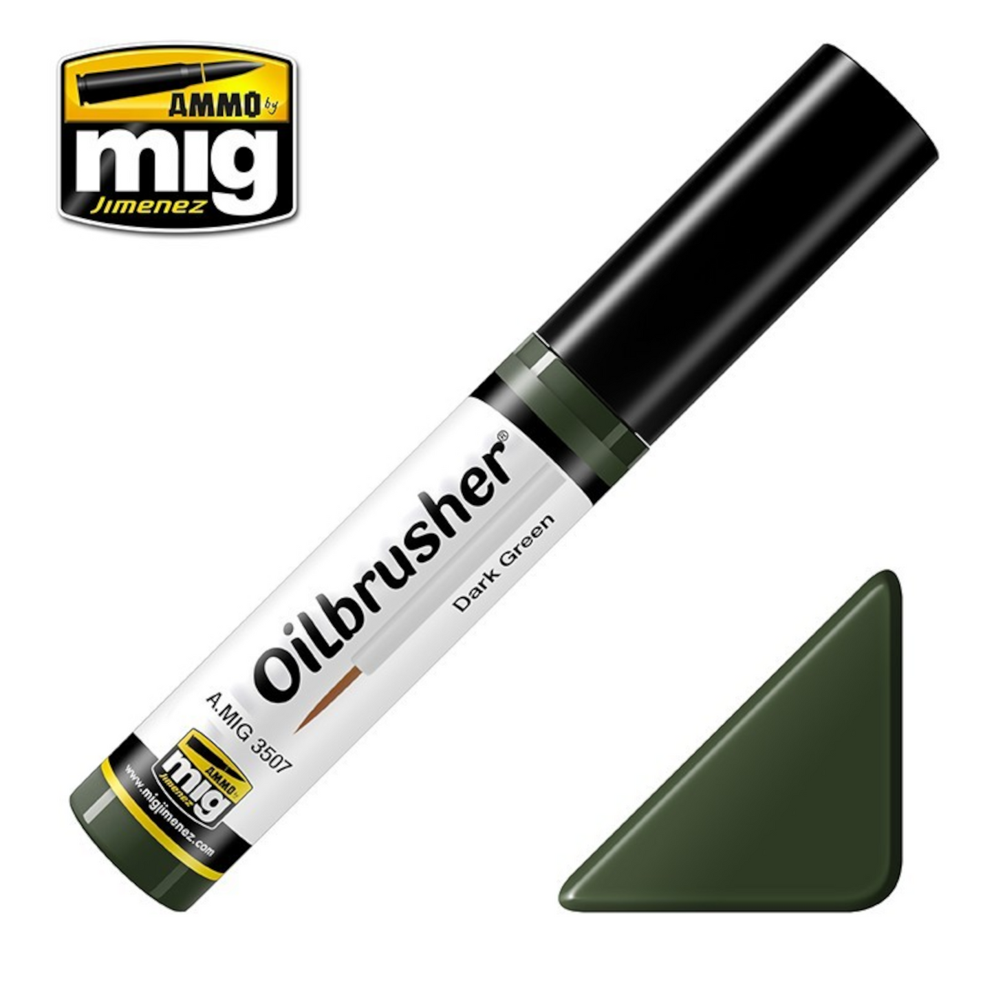 AMMO BY MIG DARK GREEN OILBRUSHER