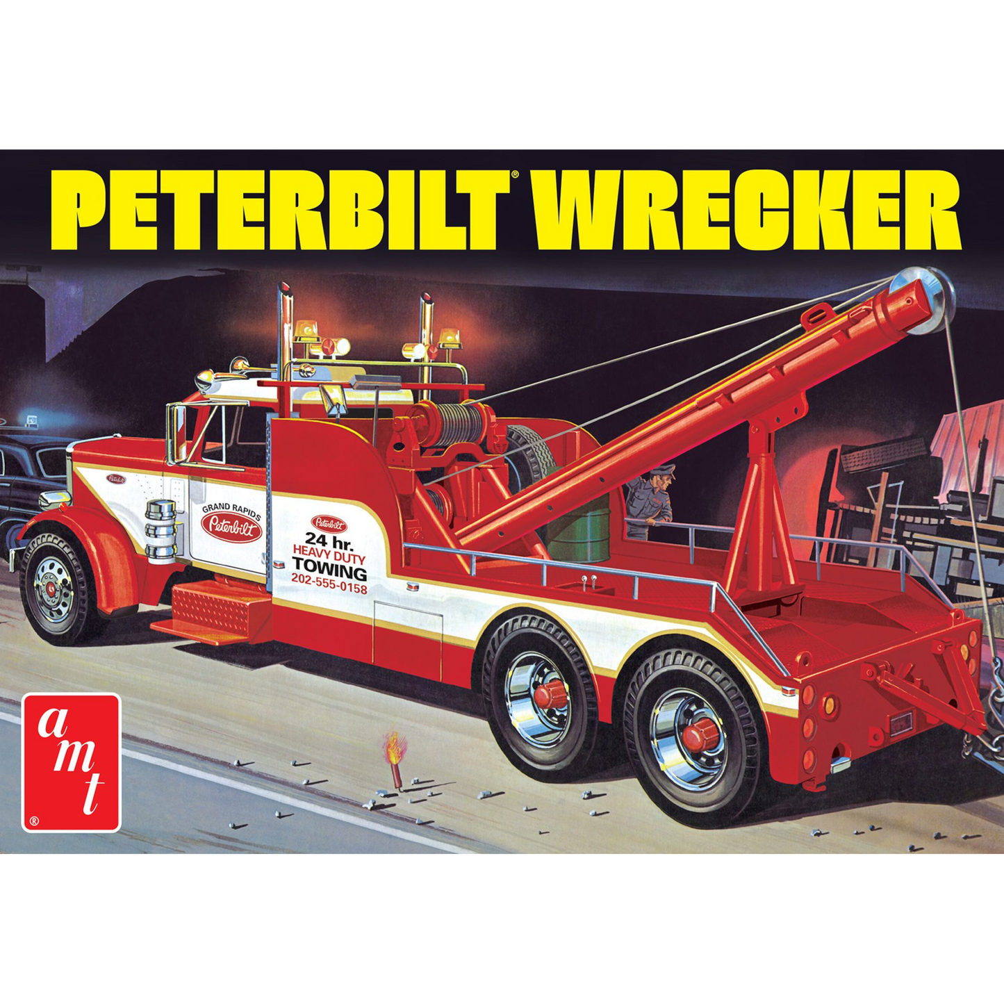AMT 1/25 PETE 359 WRECKER
