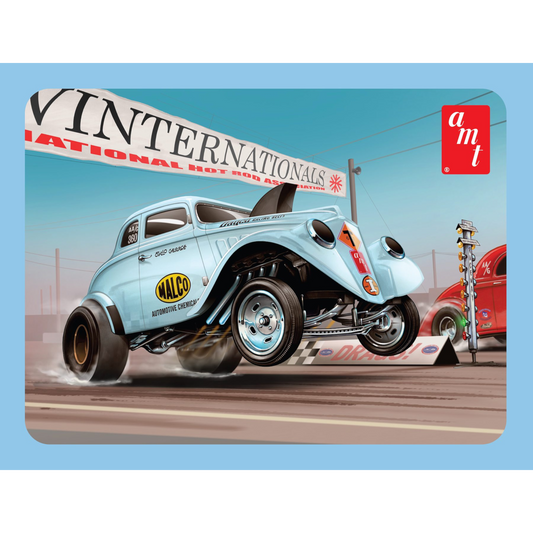 AMT1/25 1933 Willys Gasser Ohio George w/Tin Packaging Scale Model Kit