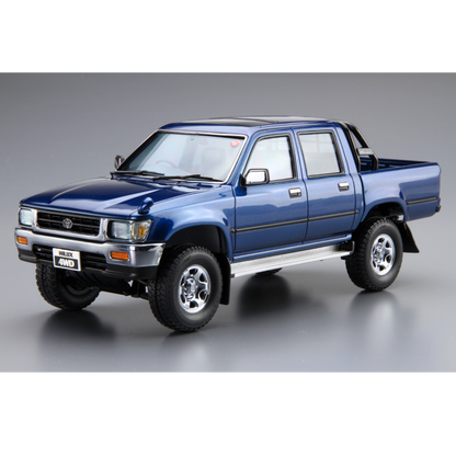 AOSHIMA 1/24 Toyota LN107 Hilux Pick Up Double Cab 4WD '94