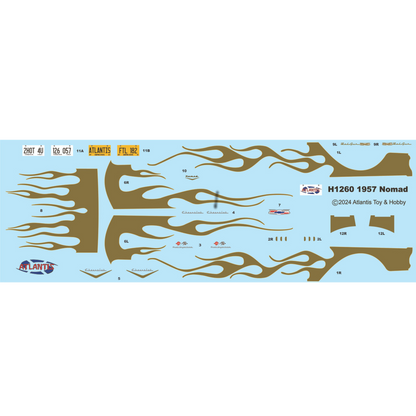 ATLANTIS 1/25 1957 Chevy Nomad 1/25 Scale