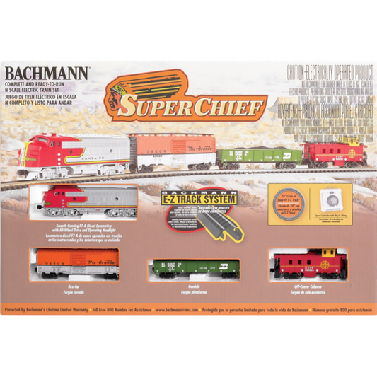 BACHMANN N GAUGE SUPER CHIEF SET