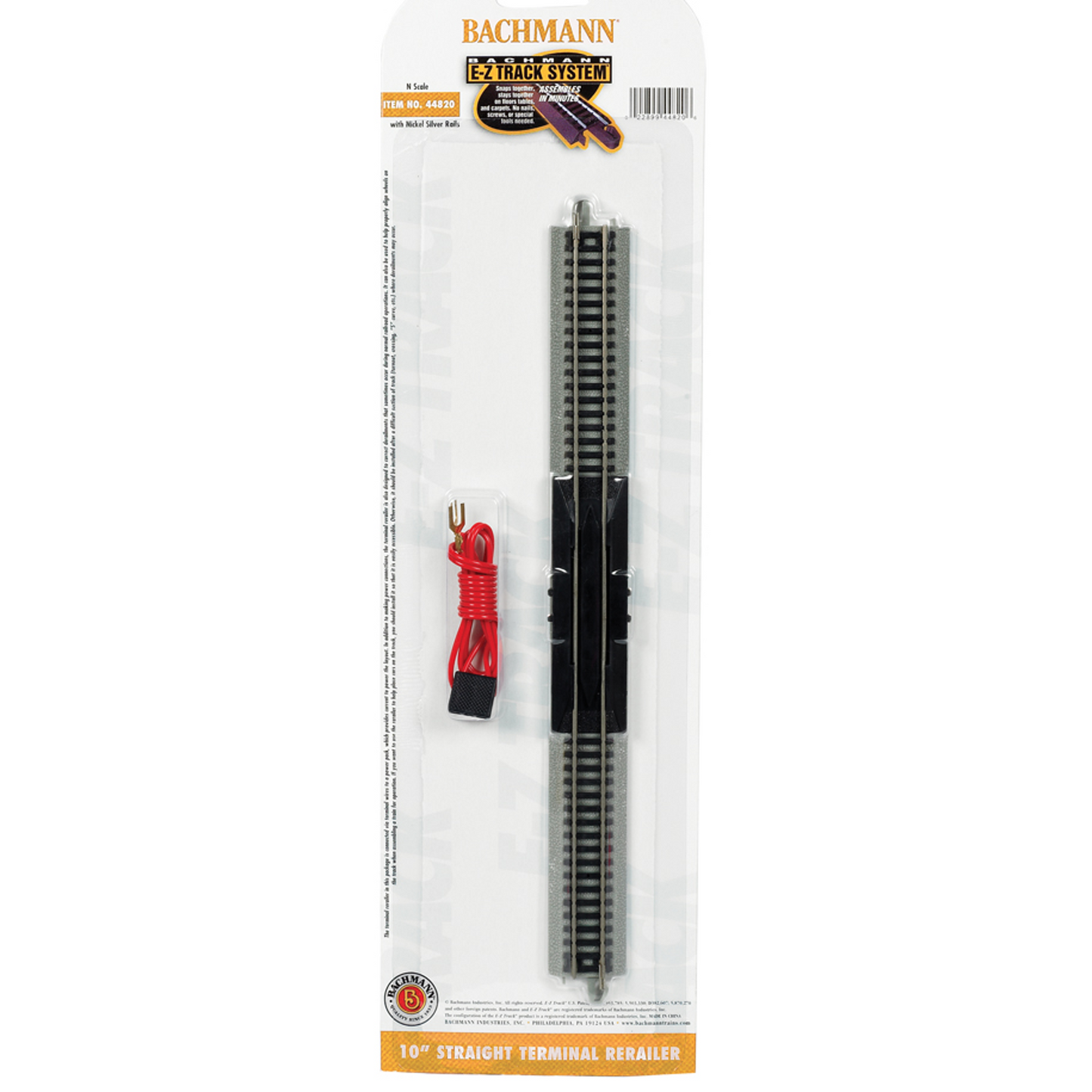 BACHMANN N GAUGE NS EZ 10" STR TERM RER