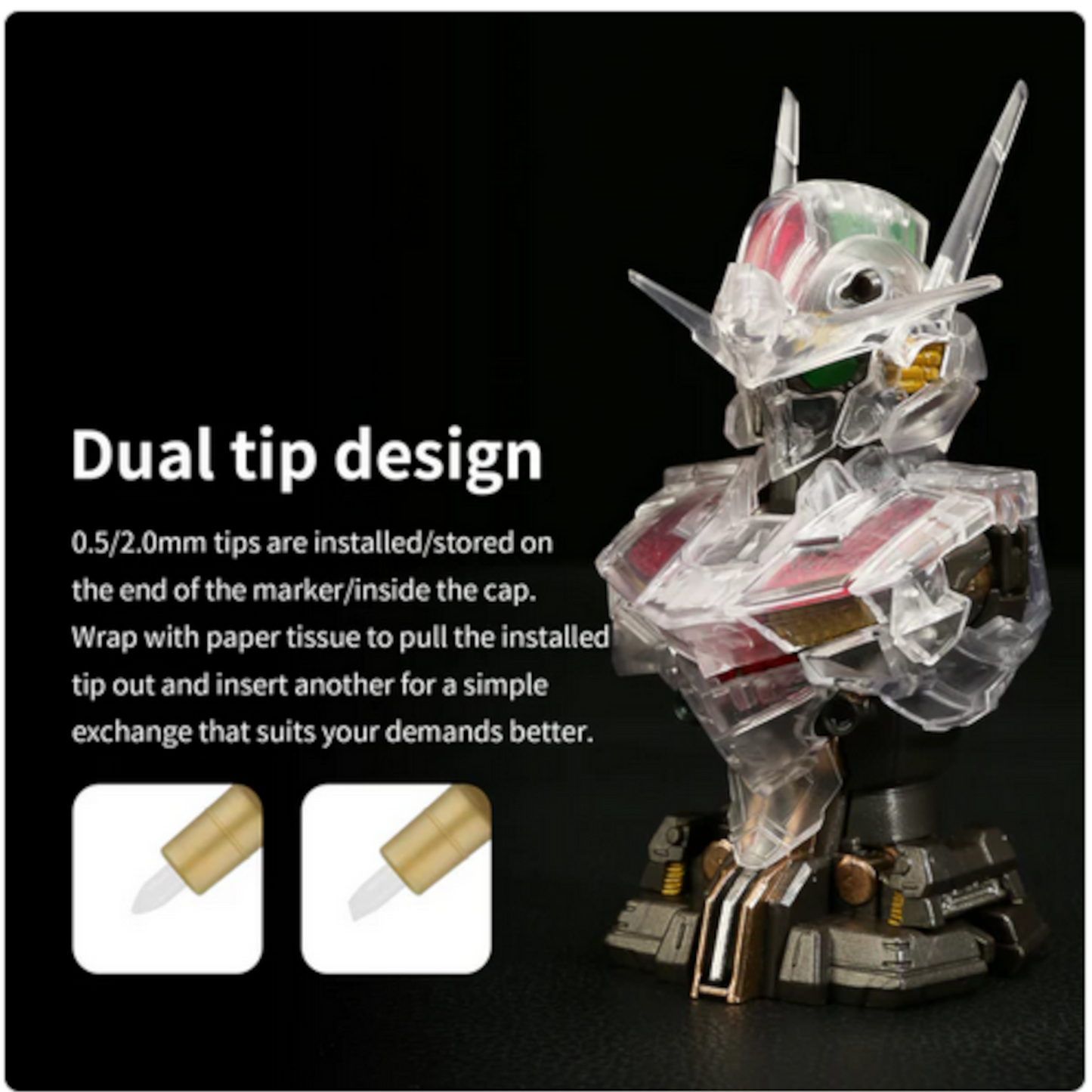 DSPIAE METALLIC SILVER MARKER