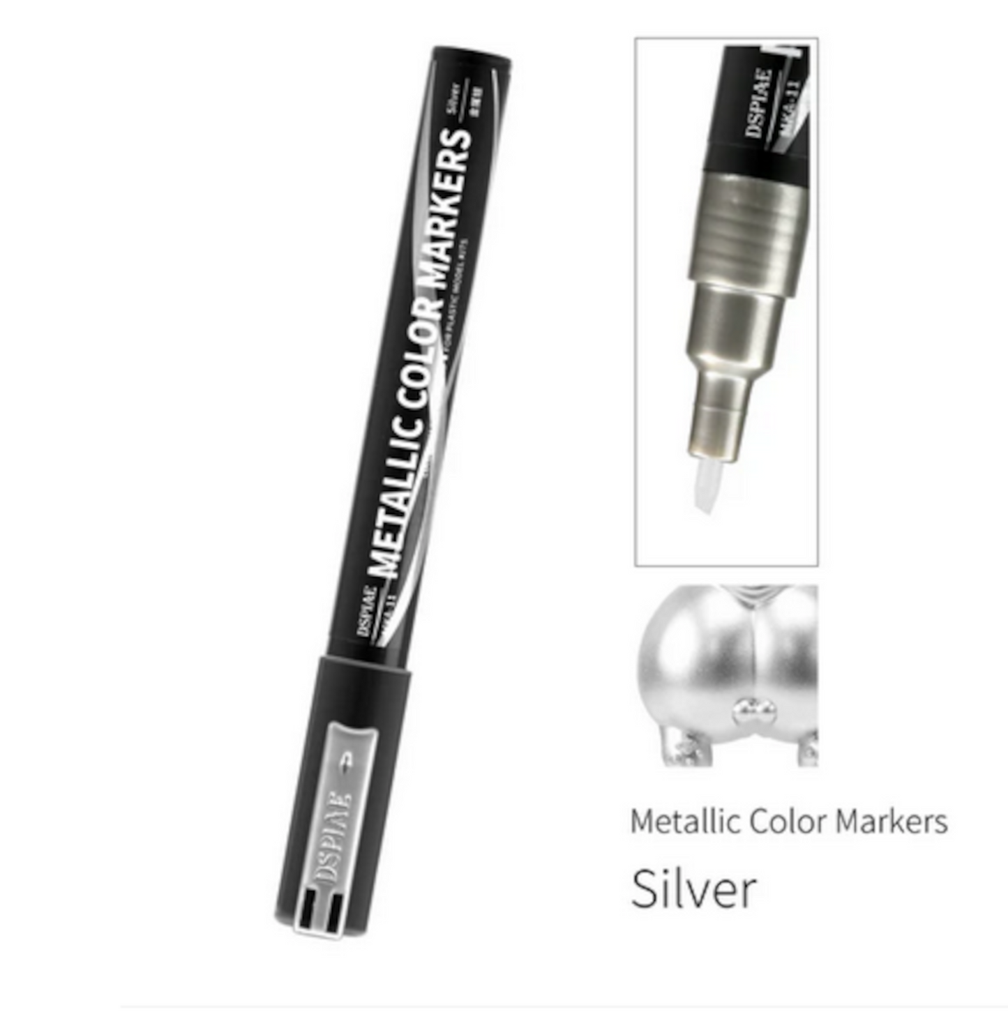 DSPIAE METALLIC SILVER MARKER