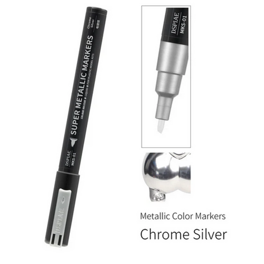 DSPIAE MKS CHROME SILVER Super Metallic Color Marker