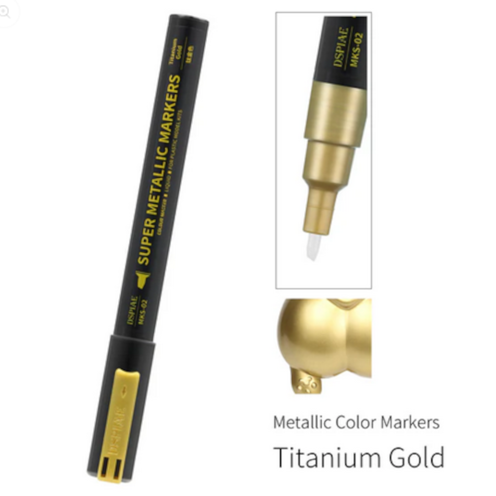 DSPIAE MKS  TITANIUM GOLD Super Metallic Color Markers