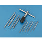 DUBRO SAE 10 PIECE TAP, DRILL AND HANDLE SET