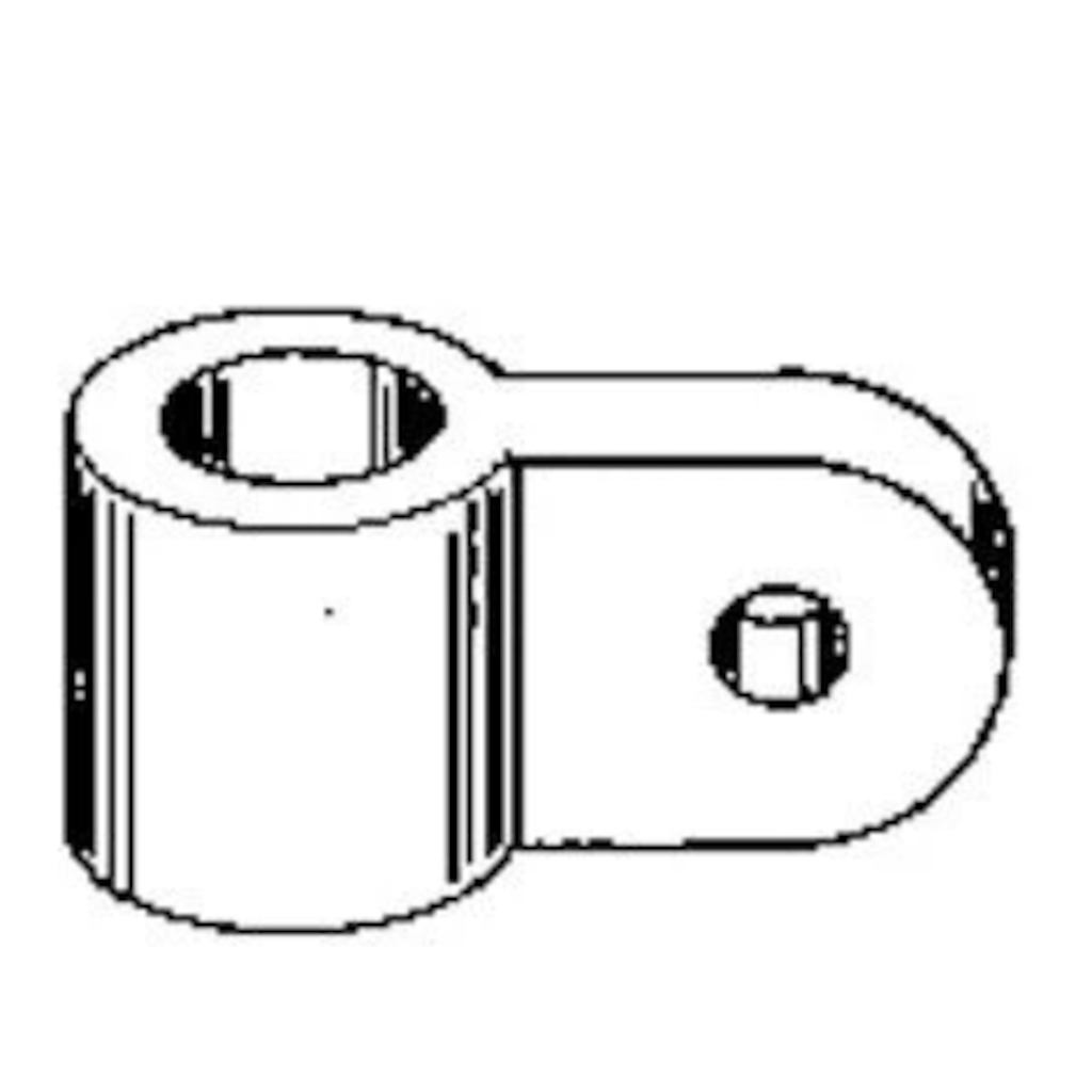 DUBRO HORN BRACKET 3/32"-4-40
