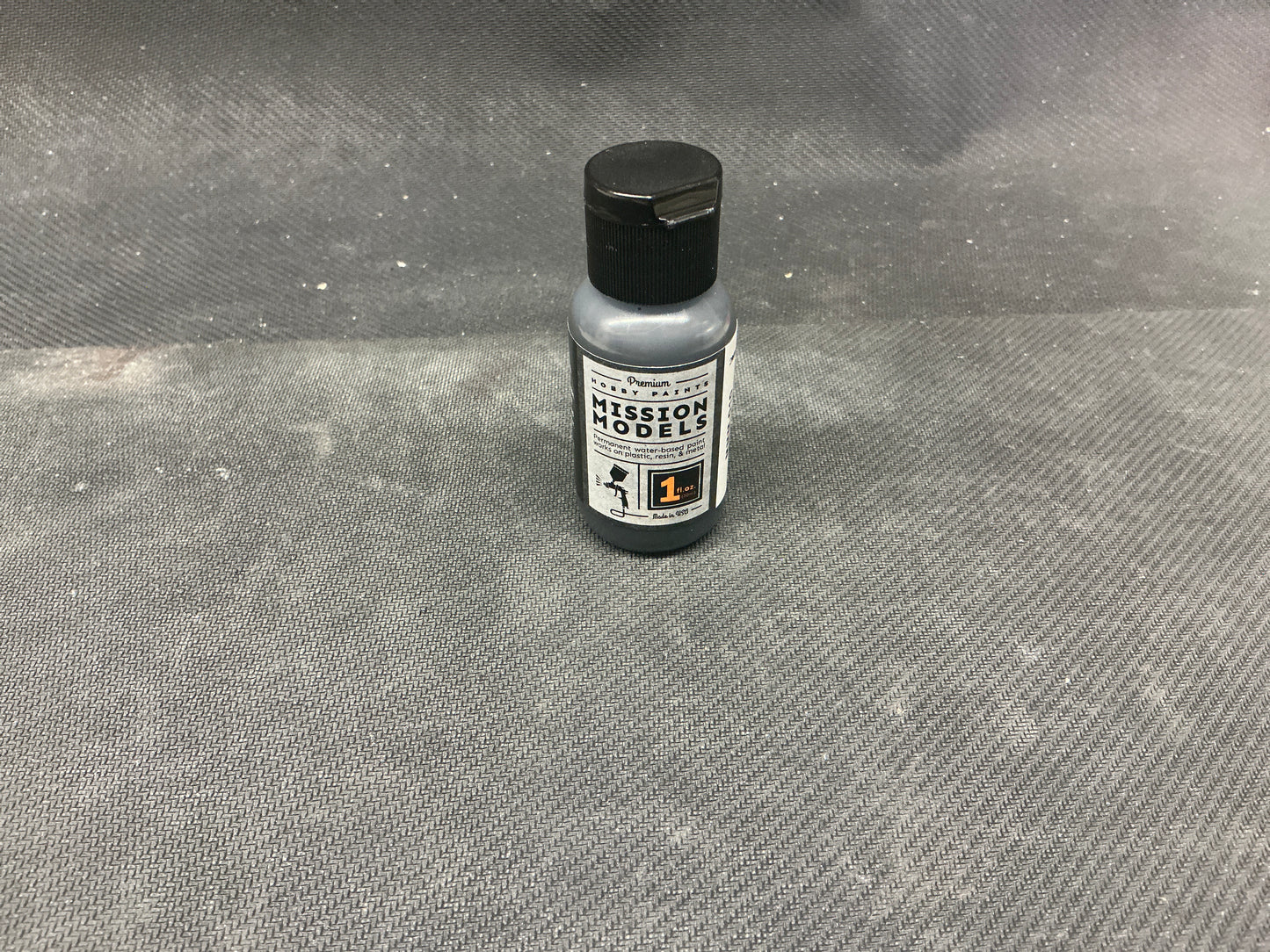 MISSION MODELS  GUN METAL ACRYLIC PAINT 1 oz