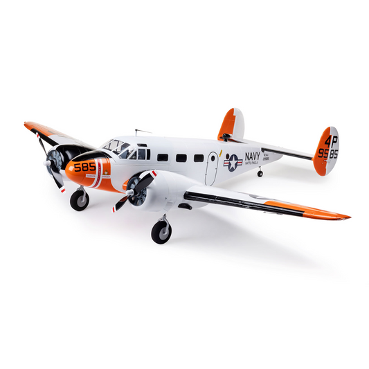 EFLITE Beechcraft D18/RC-45J 1.5m BNF Basic with AS3X+ and SAFE Select