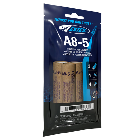 ESTES A8-5 MODEL ROCKET ENGINE