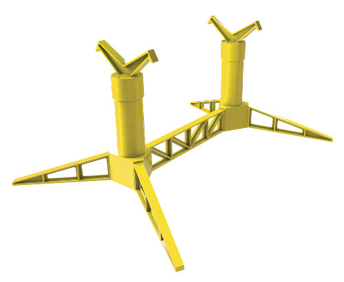 MODEL ROCKET CRADLE