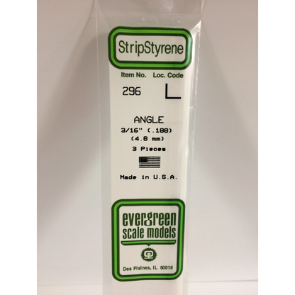 EVERGREEN ANGLE 14" .188" (3/16)