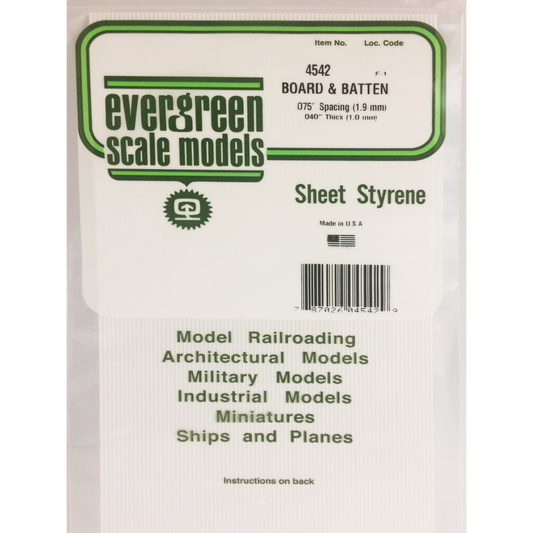 EVERGREEN BOARD & BATTEN SIDING .040"