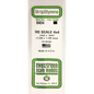 EVERGREEN STRIPSTYRENE HO 4 X 4
