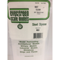 EVERGREEN CLEAR 6X12 .015" STYRENE SHEET