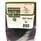 EVERGREEN .040" (1.0mm) PLAIN OPAQUE BLACK POLYSTYRENE SHEET