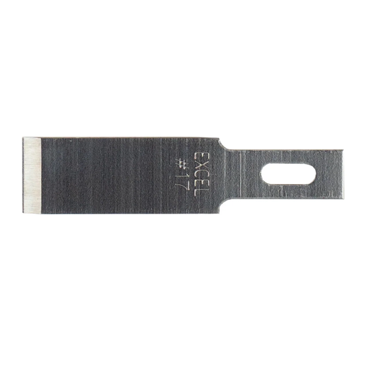 EXCEL #17 3/8" SMALL CHISEL BLADE FOR #1 HOBBY KNIFE HANDLE