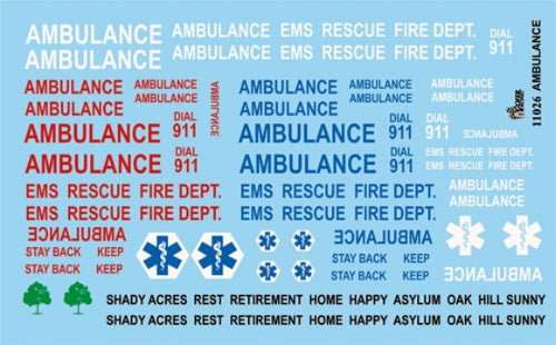 AMBULACE DECAL