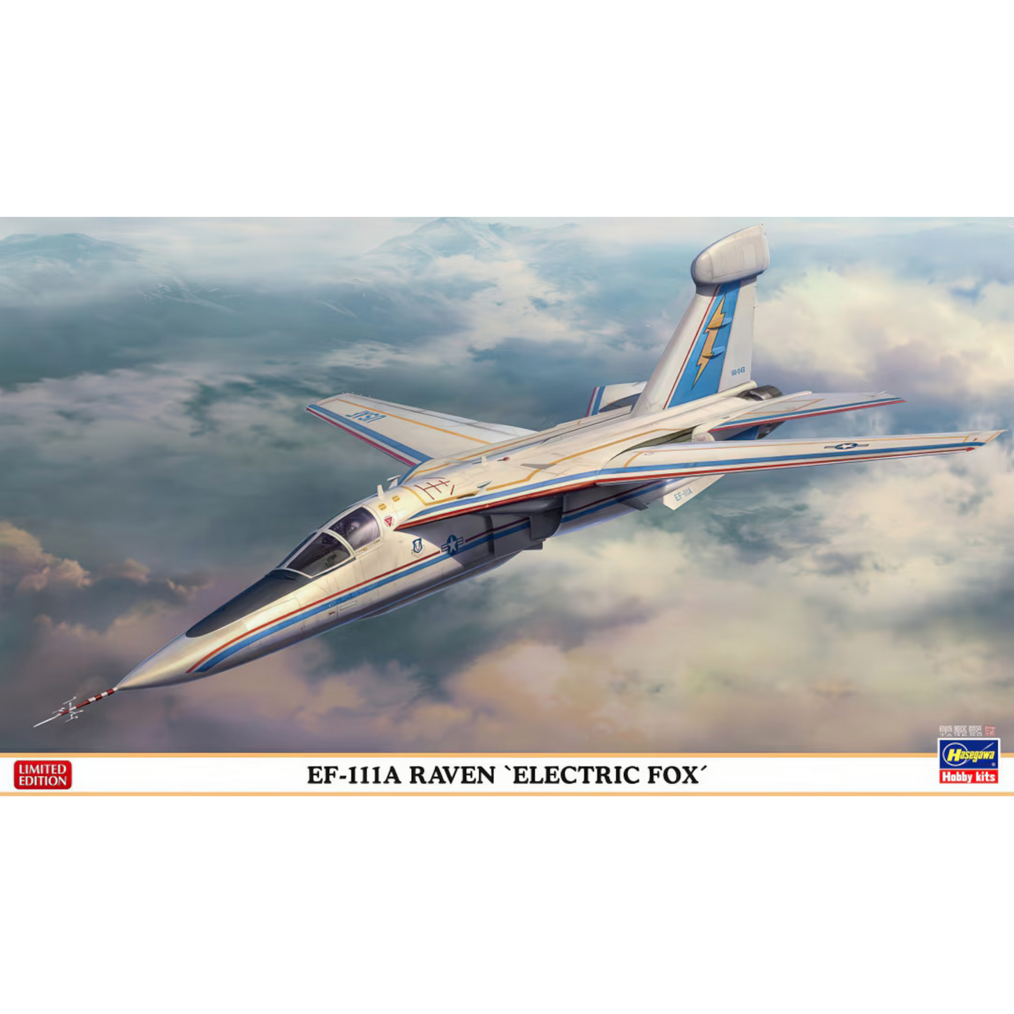 HASAGAWA 1/72 EF-111A RAVEN "ELECTRIC FOX" MODEL KIT
