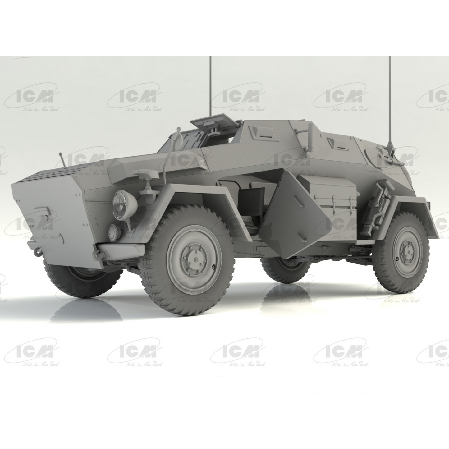 ICM 1/35 Sd.Kfz. 247 Ausf.B  German Command Armoured Vehicle