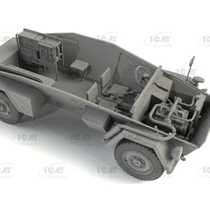 ICM 1/35 Sd.Kfz. 247 Ausf.B  German Command Armoured Vehicle