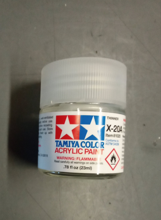 TAMIYA ACRYLIC X-20A THINNER 23m