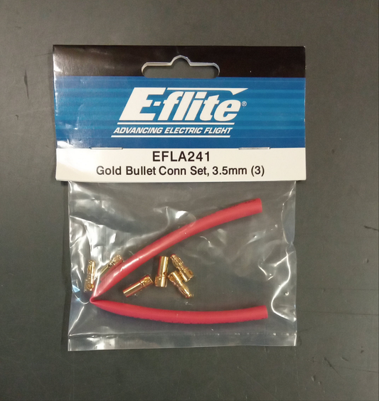 EFLITE GOLD BULLET CONNECTOR SET 3.5MM