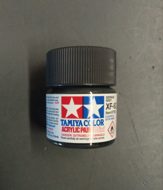 TAMIYA FLAT GERMAN GREY ACRYLIC XF-63 10mL