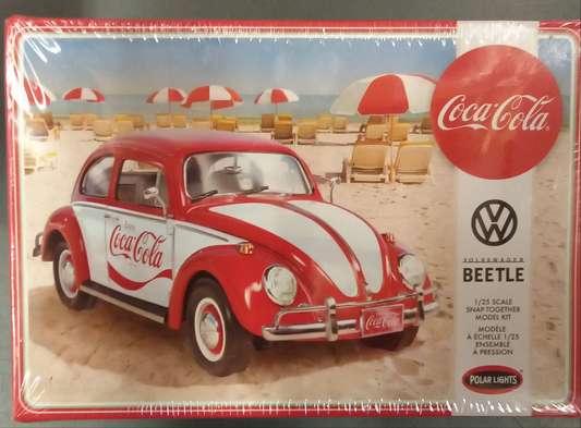 POLAR LIGHTS 1/24 BEETLE COCA COLA SNAP TOGETHER
