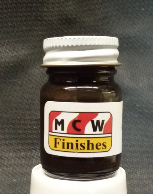 MCW RUBBER BROWN (BLACK) ENAMEL 1/2 oz