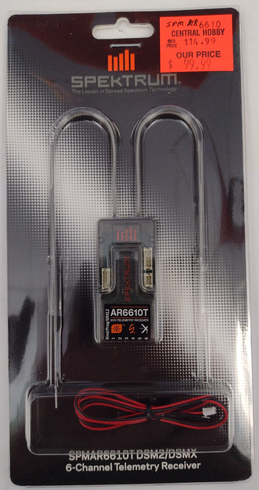 SPEKTRUM AR6610T 6CH TELEMETRY RECEIVER