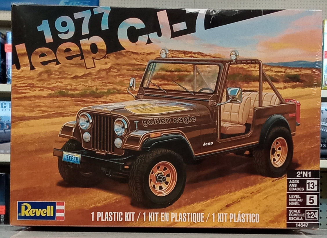 REVELL'77 JEEP CJ-7 GOLDEN EAGLE
