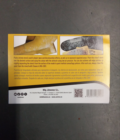 AMMO BY AIRBRUSH STENCIL