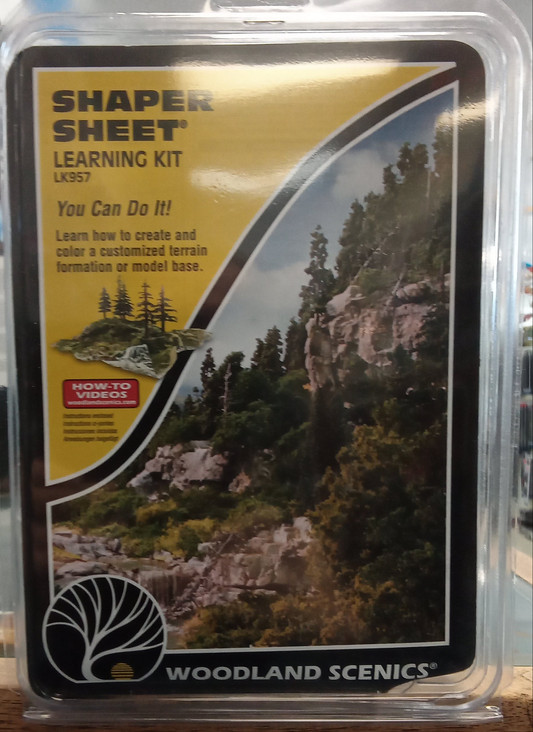 WOODLAND SCENICS SHAPER SHEET LEARNING KIT