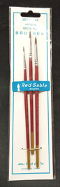 RED SABLE DETAIL BRUSH 3