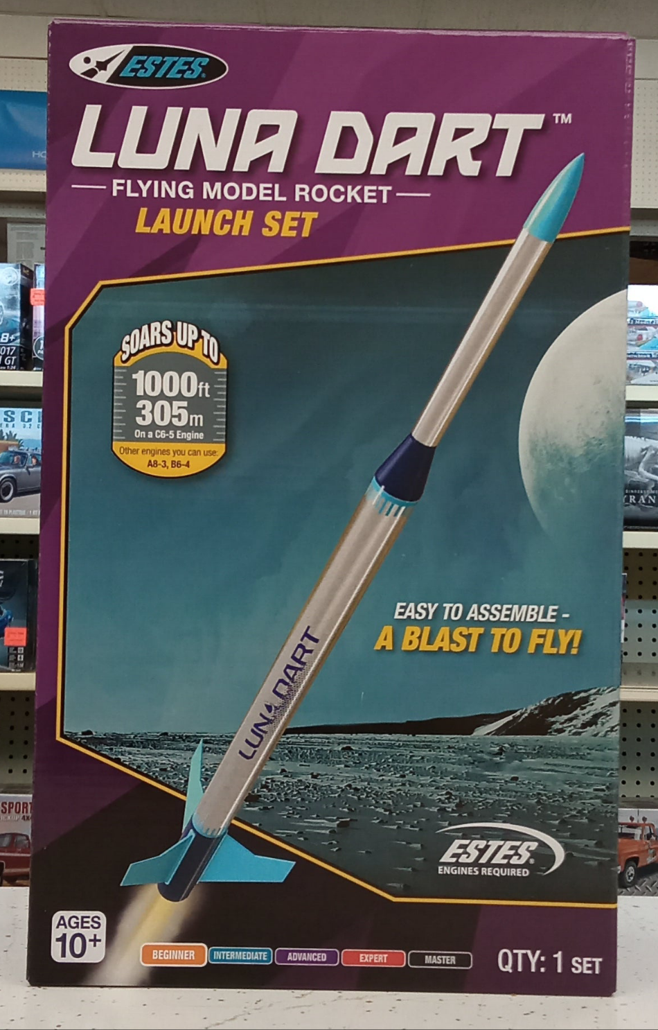 ESTES LUNA DART LAUNCH SET