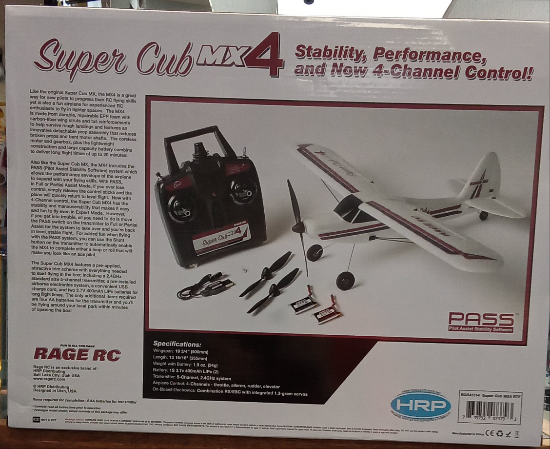 RAGE RC SUPER CUB MX4