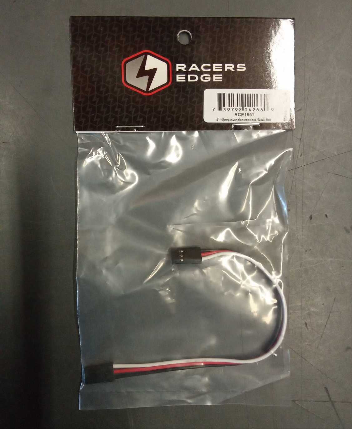 RACERS EDGE 6" MALE TO MALE EXTENSION LEAD