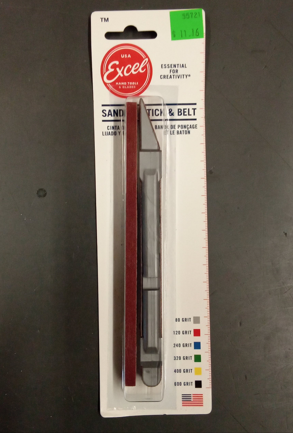 SANDING STICK W/2 80 GRIT