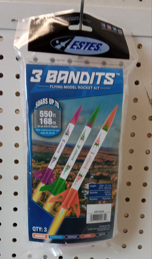 ESTES 3 BANDITS MINI KIT E2X