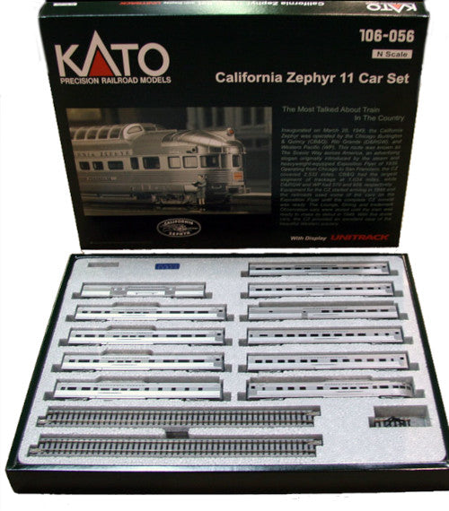 N CALIF ZEPHYR 11 CAR SET