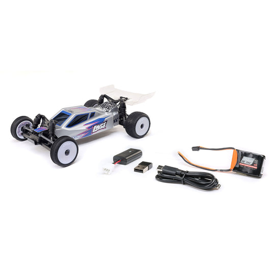 LOSI 1/24 Micro-B 2S 2WD RTR Race Buggy SILVER