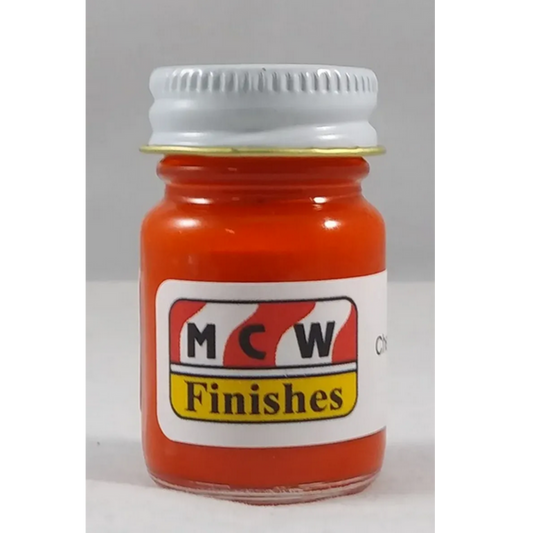 MCW CHEVY ENGINE RED ENAMEL 1/2 oz BOTTLE